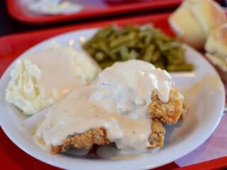 Chicken fried steak with gravy